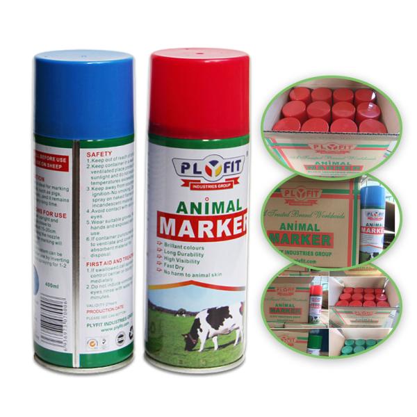 Pintura à pistola animal duradouro da marcação 2 anos de vida útil para carneiros do cavalo das vacas dos porcos