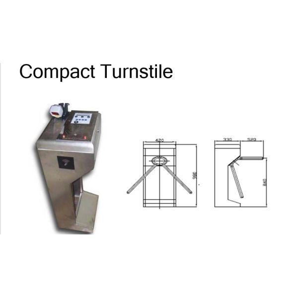 Половинный дисплей тестера LCD направления двойника управления доступом турникета ESD высоты
