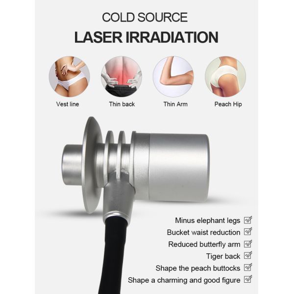 Máquina de congelación de grasa corporal no quirúrgica de enfriamiento por aire Equipo de contorno corporal