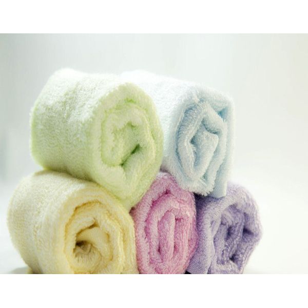 26*26cm(10''*10'')Natural Bamboo Fiber Baby Bibs Soft Small Towel Multi-functional Towel