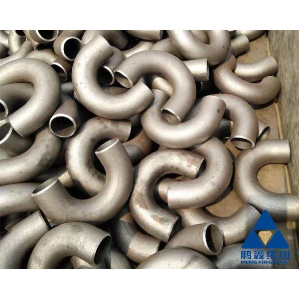 A 860 WPHY60  219*12.7 LR 180° Pipe Elbow Fittings Black Coating 8 Inch Sch 80 Change Direction