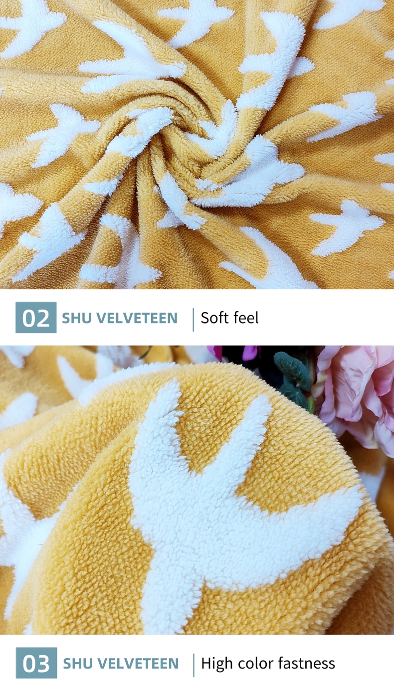 Ткань 300gsm вельвета Shu жаккарда для ткани ватки плюша 100% полиэстер крышки софы пальто