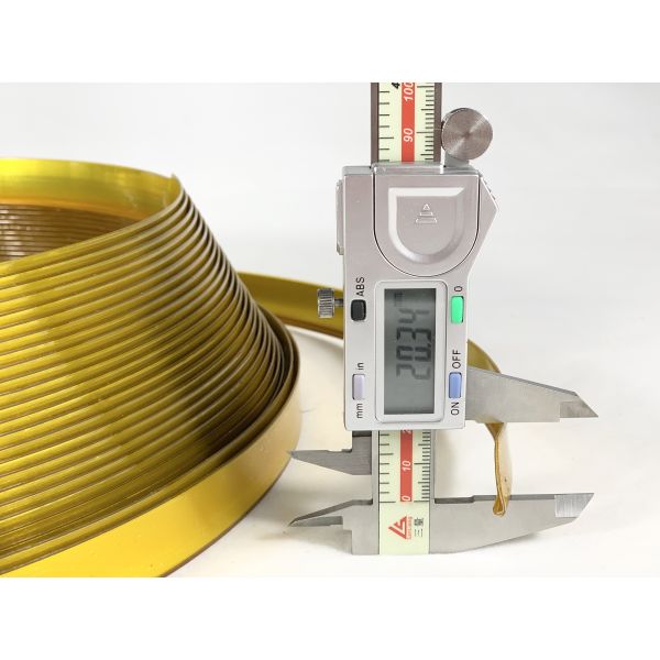 Gold ABS Plastic Aluminum J Cap Trim Signage Product For LED Channel Plastic Trim Cap