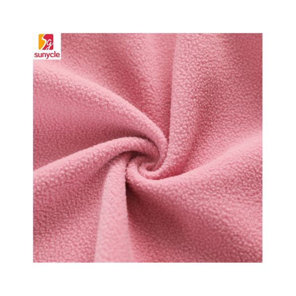 100% Polyester Micro Polar Fleece Fabric Soft Printed Anti Static