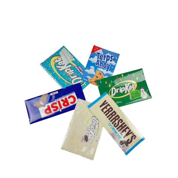 Alimentos Saco de Foca Lateral Snack Embalagem de Doces Chocolate Bar de Doces Embalagem personalizada Sacos de Doces de Foca Lateral Médio