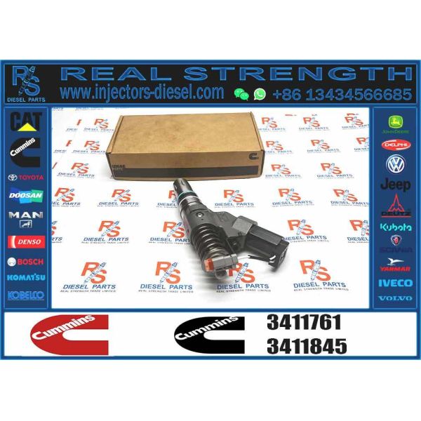 Conjunto de boquilla de inyector Common Rail e inyector de combustible 3411761 Compatible con el motor Cummins N14, condición nueva, alta calidad