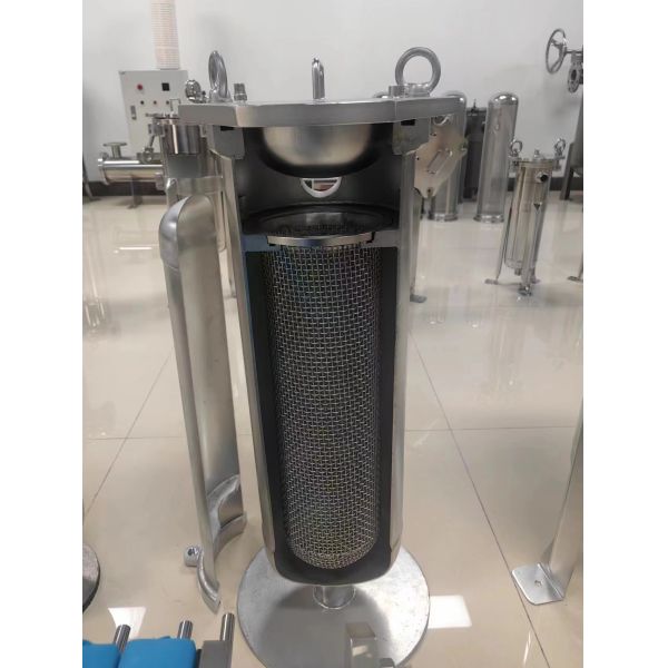 stainless steel water filter housing high flow multi cartridge filter housing