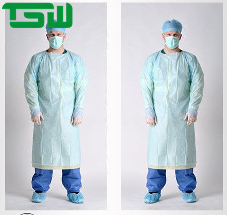 Elastic Knitted Cuff Disposable Nonwoven Isolation Gown