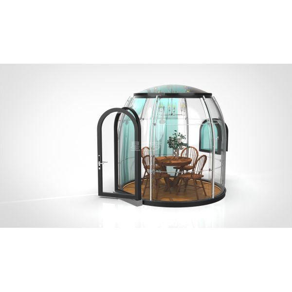 2 5m Giant 360 Glamping Bubble Tent EN 61000 Compliant Renewable Energy