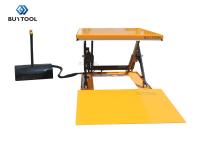 Assoalho original de 1000 quilogramas - montado Scissor a tabela de elevador elétrica com armário externo 1.1kw