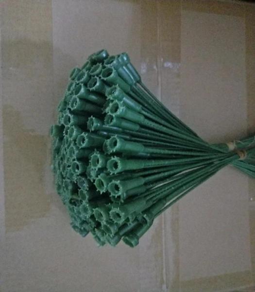 Reasonable Price Plastic rose stem artificial flower stem use to make preserved roses  flower box
