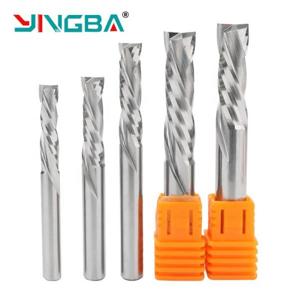 Yingba Hot Sale Tungsten Carbide Cnc Router Bits for Wood Carving  Inserts Carbide Compression up Cut Down Milling Cutter
