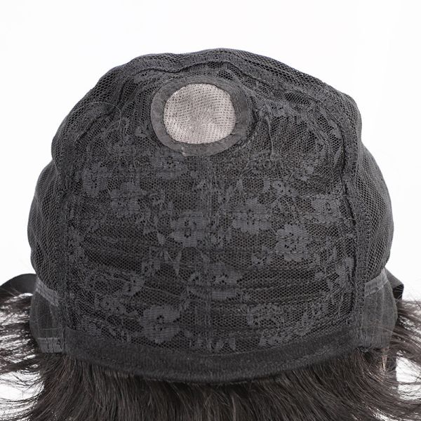 100% Human Hair Full Head Vietnam Black Very Short Cut Indian Hair Wigs for Asian Men