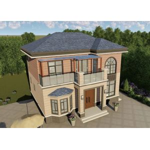 Керамические плитки справляются вилла доступного Prefab света стиля дома Recyclable сельского стальная