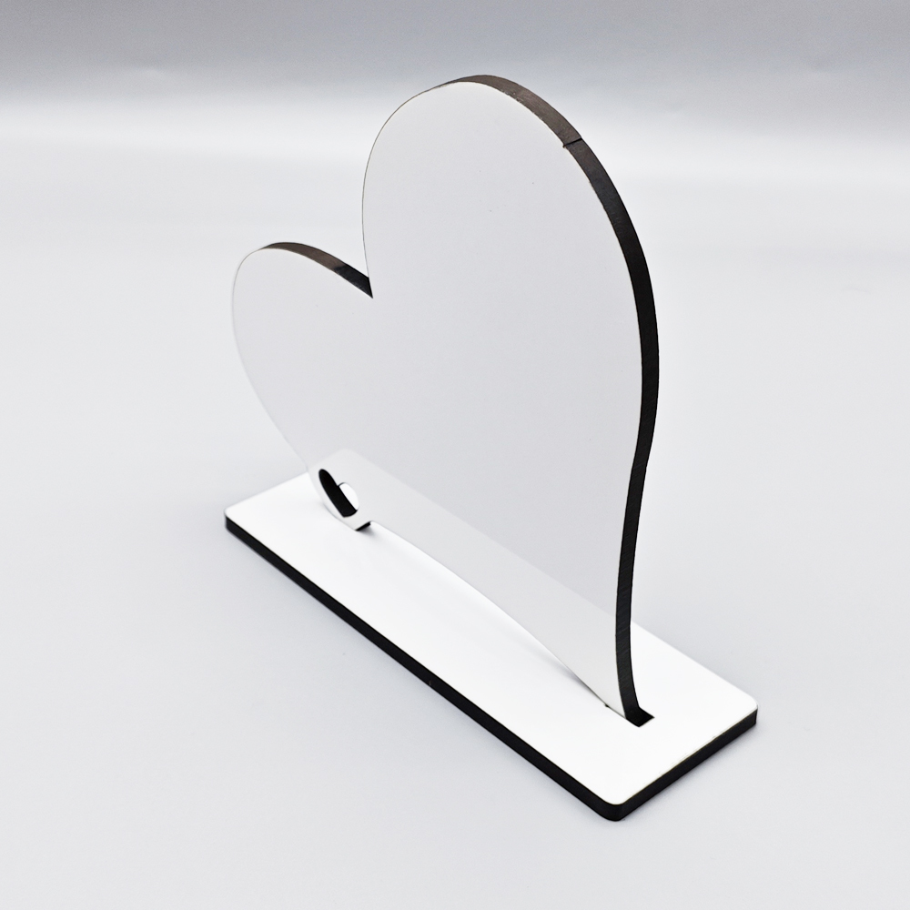 Eco-Friendly Heart-Shaped Mdf Sublimation Photo Frame For Lover Personalized Photo Frames For Valentine'S Day