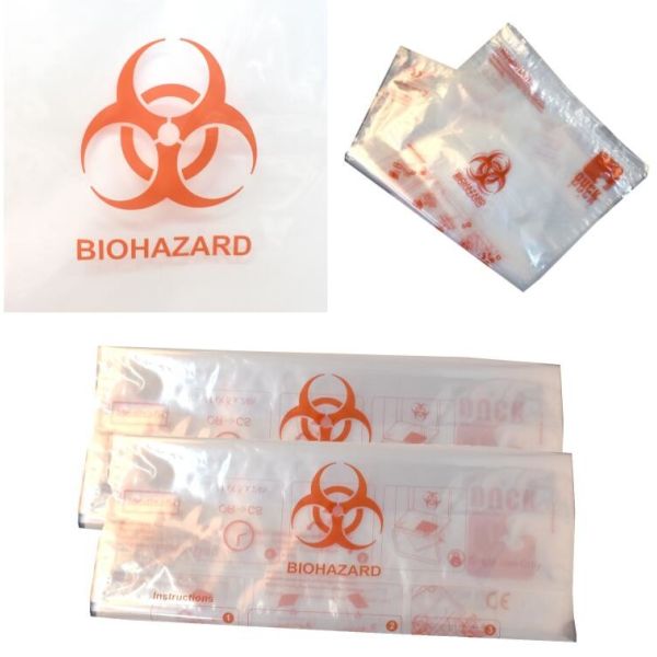 Cytotoxic Waste Bags Clinical Autoclavable Biohazard Bags Transport Bags Blood Bags