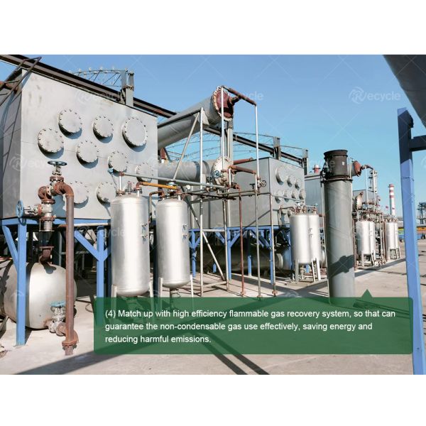 Beston Group Fully Continuous Pyrolysis Plant for Waste Tyre to Fuel Oil and Carbon Black
