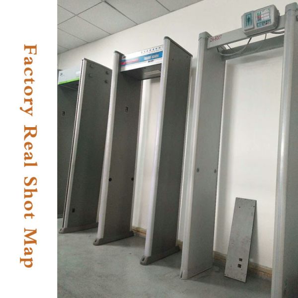 Waterproof Security Metal Detector , Walk Through Metal Detector With PVC Plastic Material