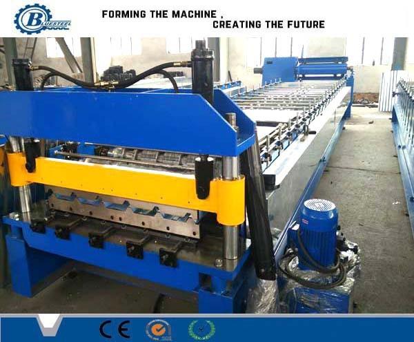 5T Roof Panel Roll Forming Machine With Cr12Mov Cutter Material