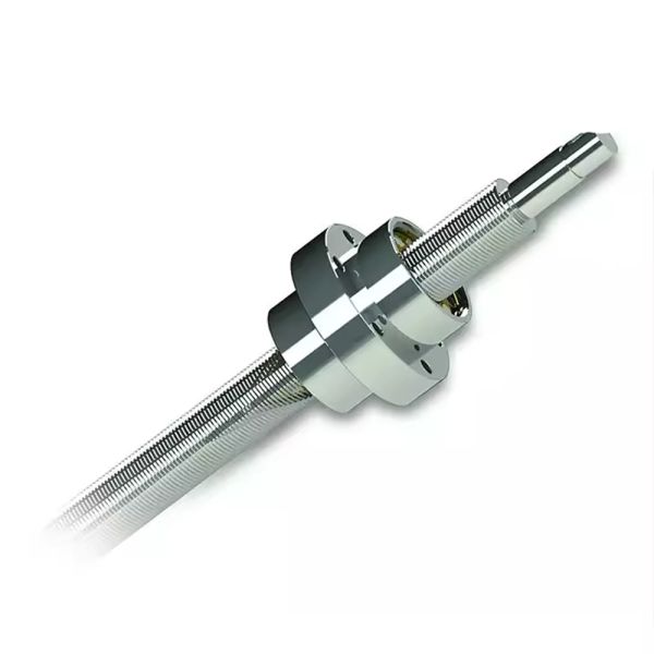 Custom Flange Nut Planetary Gear Ball Screw with Rolled Thread Bearing Steel and Customized Length