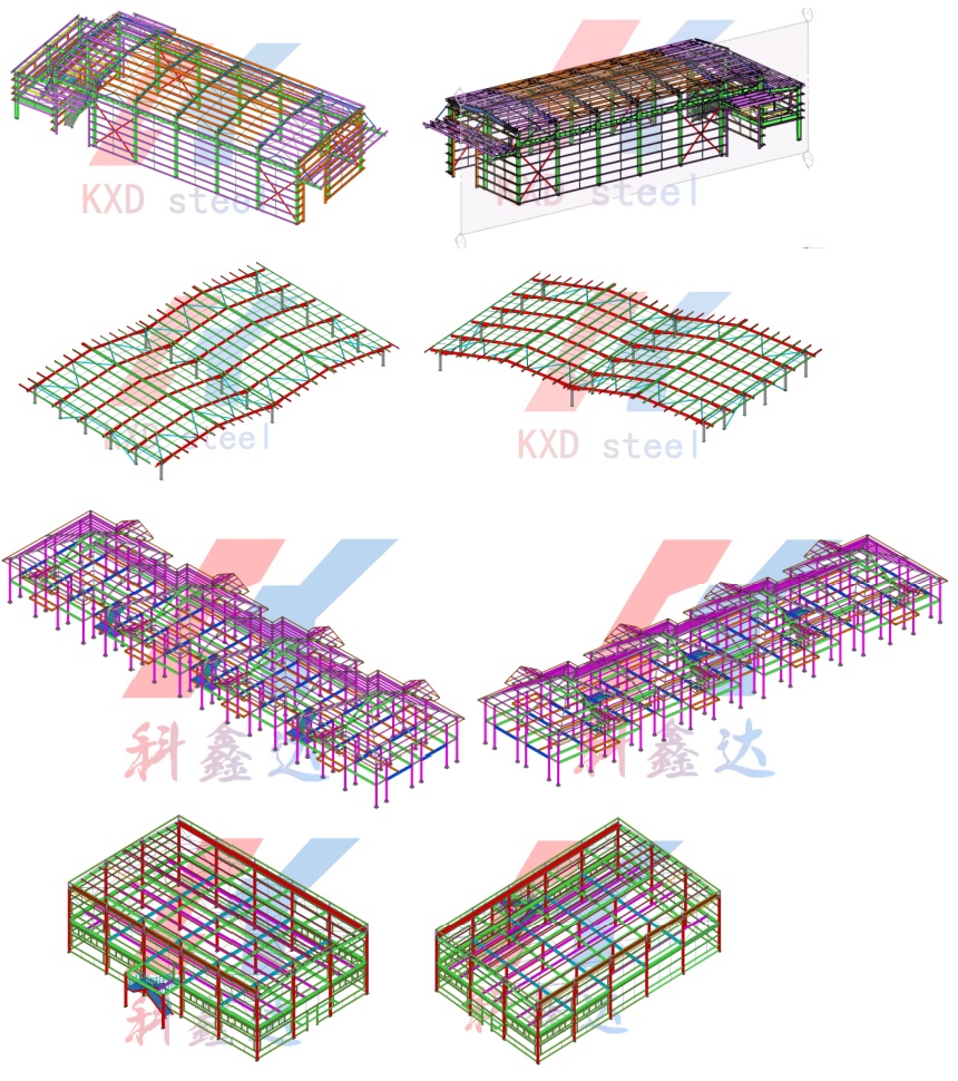 Высокая стальная конструкция самолетный ангар Металлические самолеты Хангары Хранилище