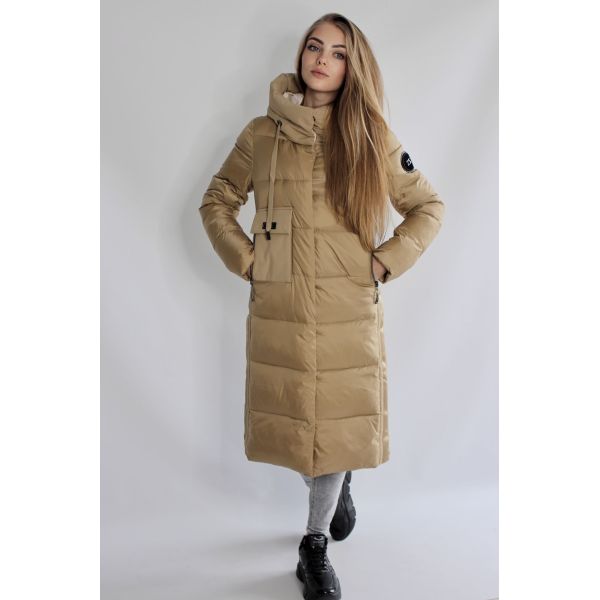 FODARLLOY Collection Warm Hooded Cotton-padded Clothes Slim Long Down Winter Jackets Women Coats Woman Coat Elegant Casual Thick
