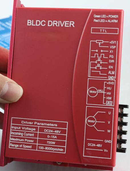Contrôleur de moteur d'entraînement 250g, 24V-48V, sans balais, CC