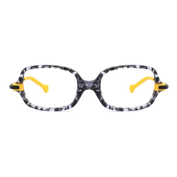 Customize Logo Acetate Frame Glasses Rectangle 4 Color Children  Eye