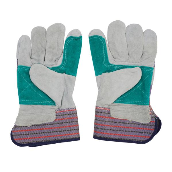 Palm Reinforced Leather Gloves Customized Leather Work Gloves For Welding
