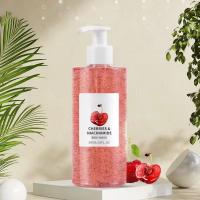 OEM Red Cherry Scrub Soins corporels hydratant blanchissant exfoliant lavage du corps Pores