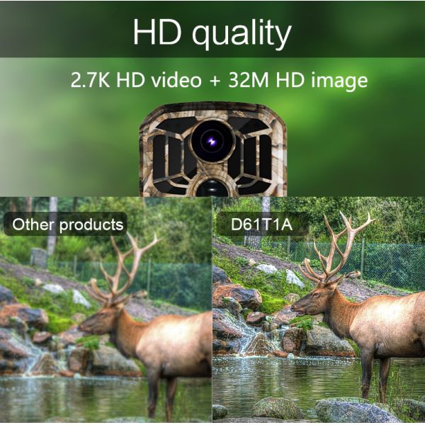 50 Meters Wireless Connection Distance 2 Inch Screen 4k Wifi Hunting Camera