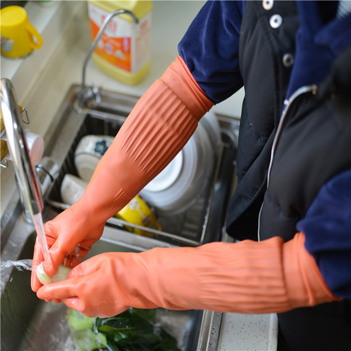 Перчатки Дишвашинг превосходной гибкости коммерчески, перчатки руки для мыть