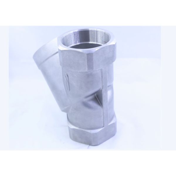 T Direction Filter Valve Precision Machined Parts As Drawing Dimensions