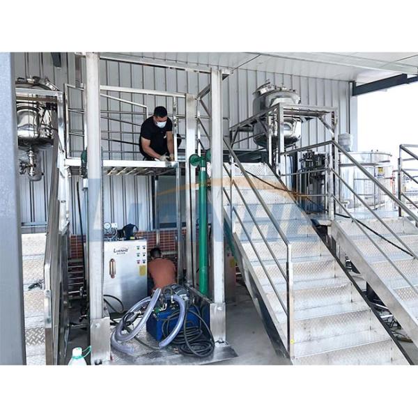 Material alto detergente líquido do misturador 4KW SUS316L do emulsivo da tesoura