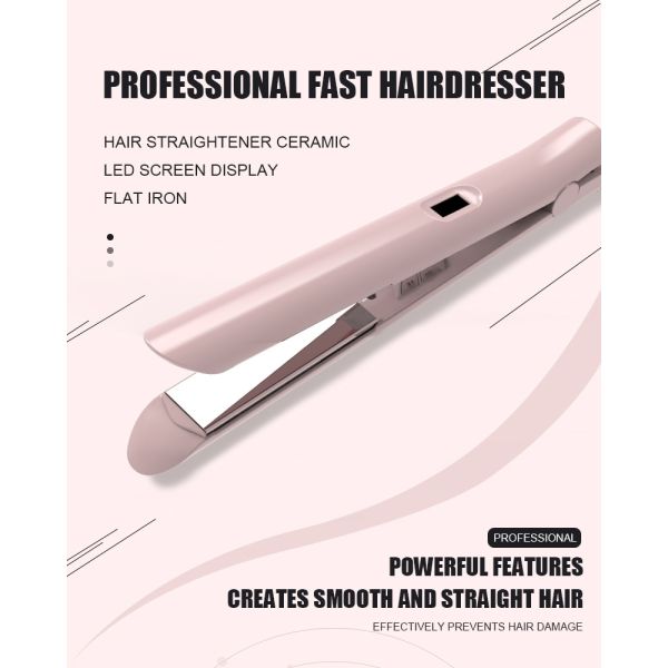 Ceramic Tourmaline Nano Hair Straightener , Hotel Hot Tools Flat Iron 35W