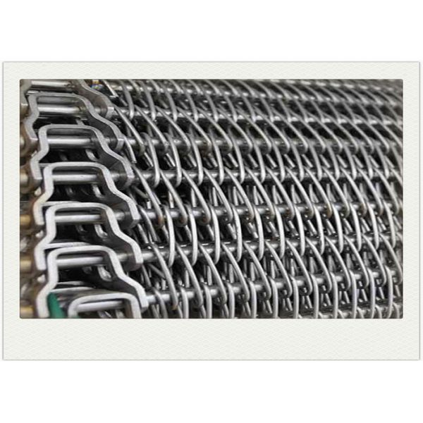 Сбалансированная конвейерная лента ячеистой сети нержавеющей стали Веаве используемая для перехода еды