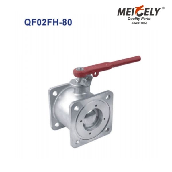 High-Quality ONE-PC Round / Square Flange Ball Valve QF02YH-80 QF02FH-80 For Tank