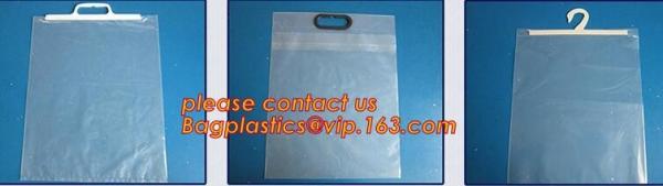 100% ECO-Friendly Men'S Underwear Storage Packing Pouch Bag With Hanger Hook, Garment Packaging Bag Swimsuit Bag
