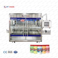 100ml à máquina de engarrafamento desinfetante do sabão líquido de máquina de enchimento 5l Ss304