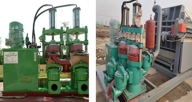 High Pressure Hydraulic Slip Mud Pump Machine For Sewage Sludge Treatment