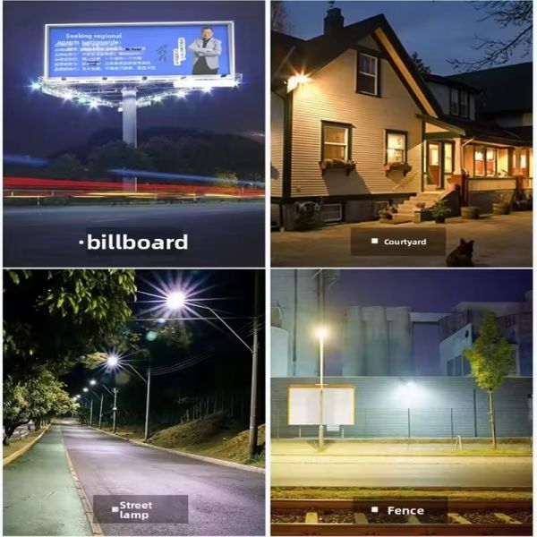 Super Bright 20000LM LED Solar Flood Light IP65 Waterproof Outdoor Security Lighting