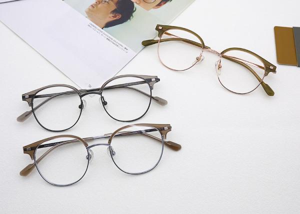Ultra Light Eyeglass Pure Titanium And Acetate Eyeglass Frame