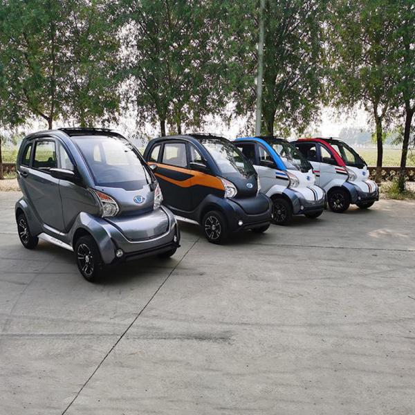 China hot sale smart electric vehicle solar panel power electric car cheap price mini car with 60V battery