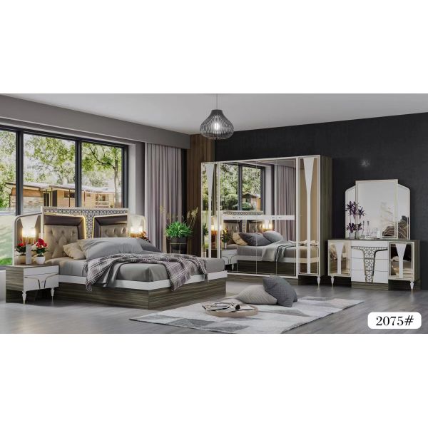 Morceau normal Clearanc d'ODM du Roi facultatif Size Bedroom Sets de couleur