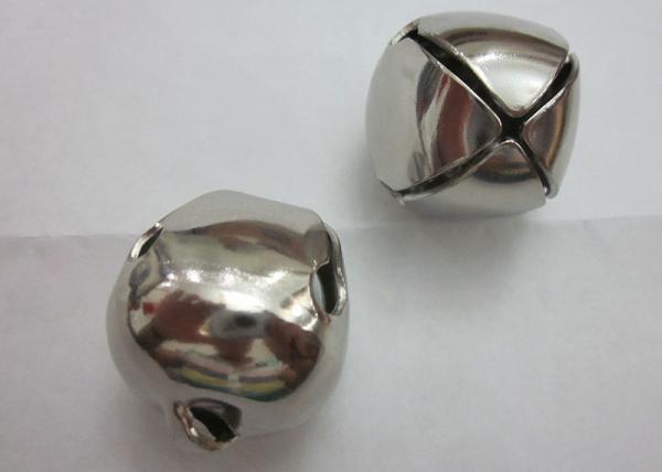 supply hard iron metal silver cross jingle bells for dog pet or toy of decoration jingle bell
