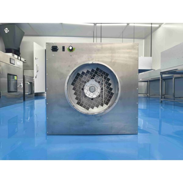 Reverse Suction Fan Filter Unit with Flange Port and High-Efficiency Filtration for Cleanrooms