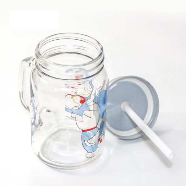 Clear And Frosted Sublimation Mason Jar Custom Sublimation Glass Cup Blanks