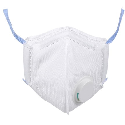 Skin Friendly Dolomite Dust Mask , Cotton Carbon Filter Dust Mask