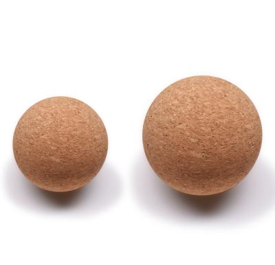 Diâmetro 65mm Cork Yoga Massage Ball Gym que promove a circulação sanguínea