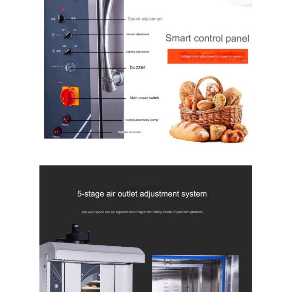 Commercial Convection Oven for Industrial Electric Bakery Oven 32pan 2.19*2.055*2.4M